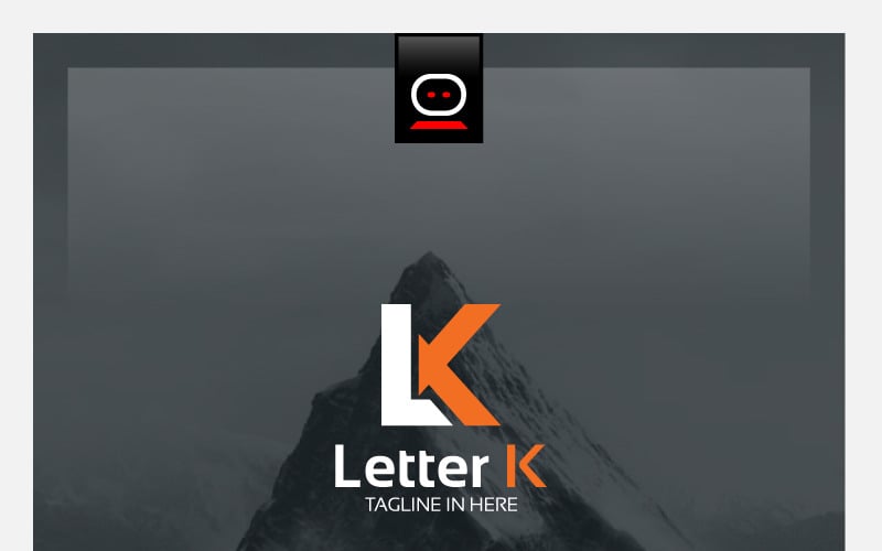 Modèle de logo lettre K