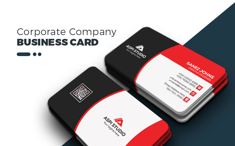 Download Фирменный стиль "Sanez Johnz Business Card - Corporate Identity Template" / Sanez Johnz Business Card - Corporate Identity Template - Фирменный стиль на тему графика corporate black blue both side design bundle business card creative designer flyer graphic green landscape logo modern official pack package