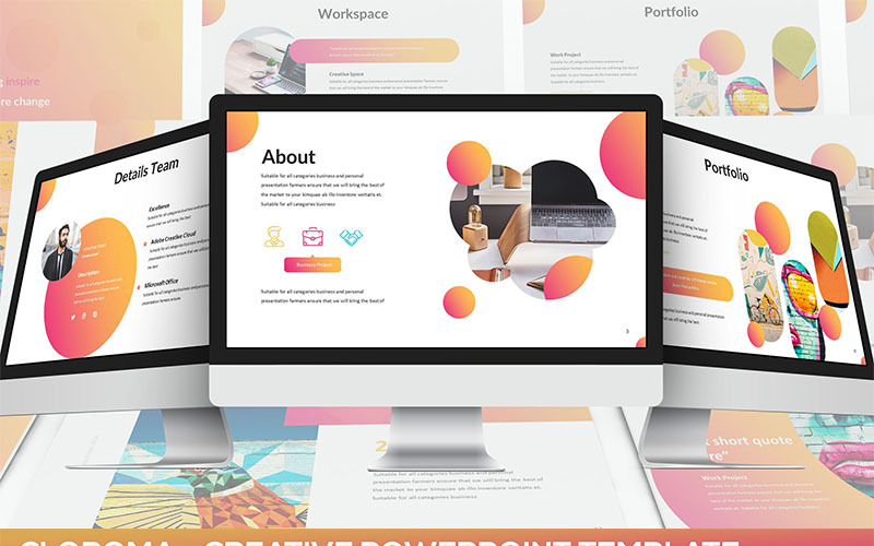 Clorama – Kreatív PowerPoint sablon