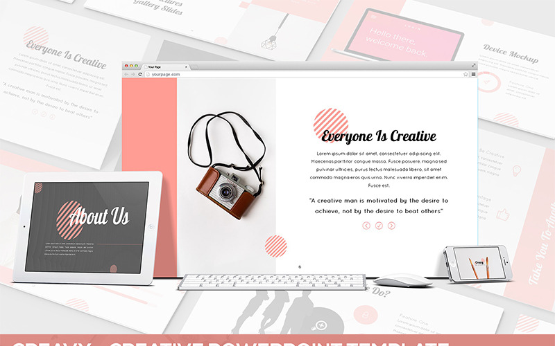 Creavy - Creatieve PowerPoint-sjabloon