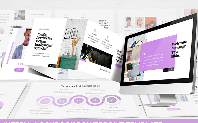 Intery - Modello PowerPoint Lookbook