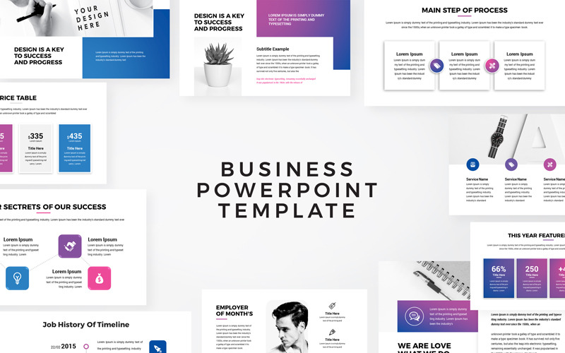 Макро - Шаблон Creative Business PowerPoint
