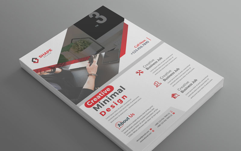 Download Фирменный стиль "Shape - Flyer - Corporate Identity Template" / Shape - Flyer - Corporate Identity Template - Фирменный стиль на тему графика flyer corporate corporate creative flyer travel business card card liflet computer internet stationery id kit blue hi-quality official symple green