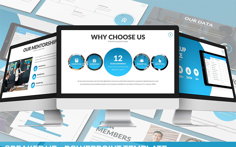 Speaker Up PowerPoint template