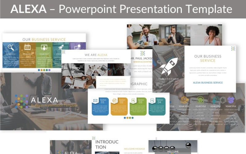 Plantilla PowerPoint de Alexa