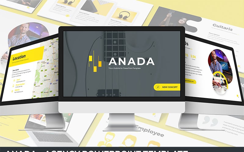 Anada - Modelo de PowerPoint de agência