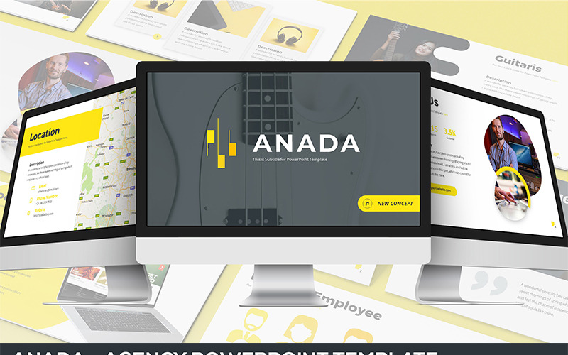 Anada - шаблон агентства PowerPoint