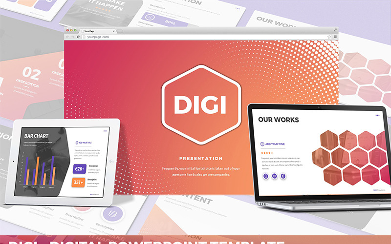 Digi – šablona Digital PowerPoint