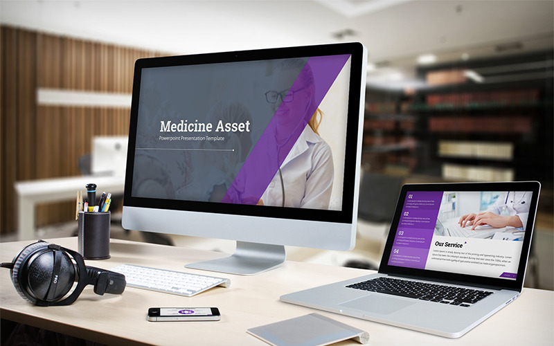 Geneeskunde - Gezondheidszorg PowerPoint-sjabloon