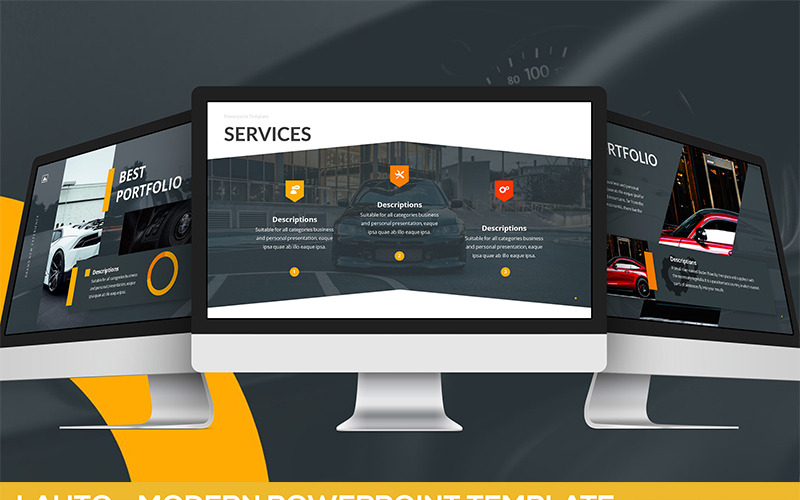Lauto - Moderne PowerPoint-sjabloon