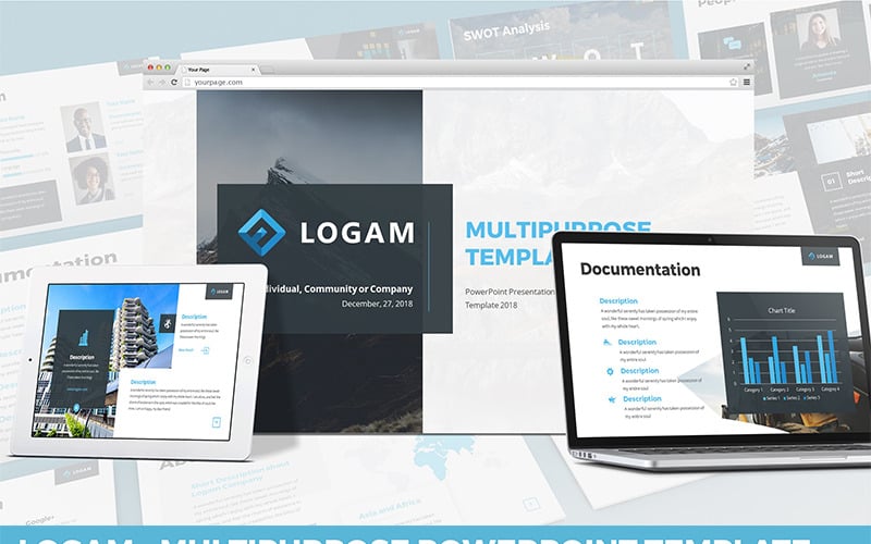 Logam - Multipurpose PowerPoint šablona