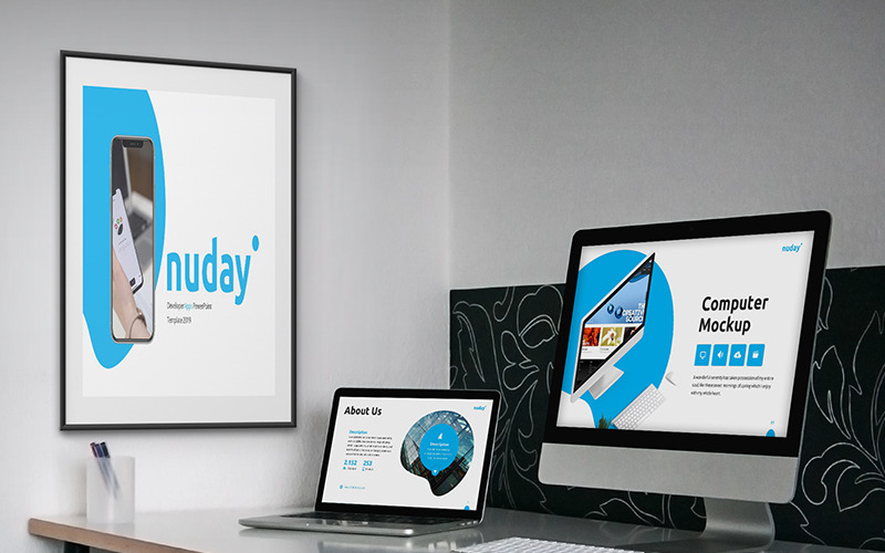 Nuday - Modèle PowerPoint pour développeur
