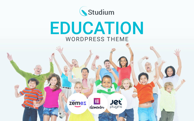 Studium - Tema WordPress Elementor para Centros de Aprendizagem na Área da Educação
