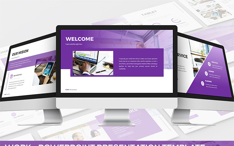 Travail - Modèle Powerpoint PowerPoint