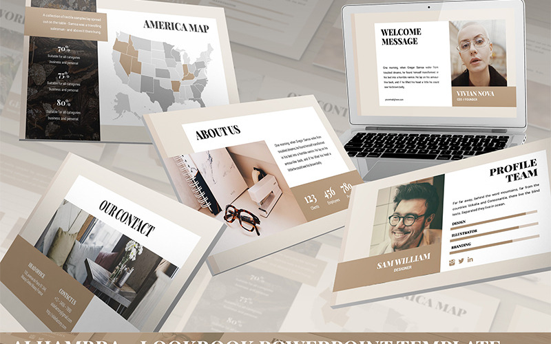 Alhambra - Lookbook PowerPoint-sjabloon