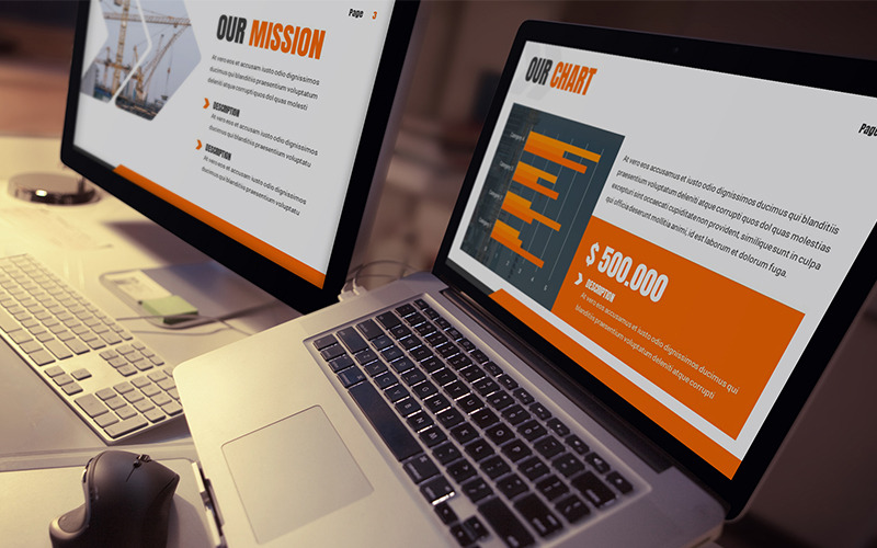 Ancara - modelo de PowerPoint de construção