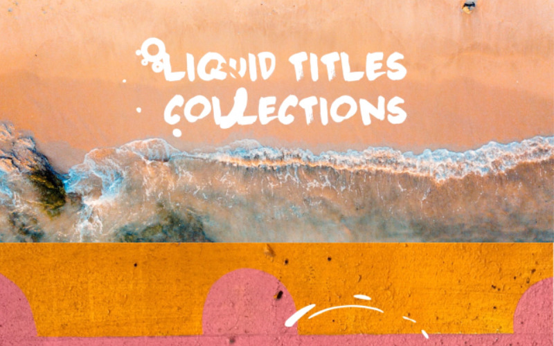 Collection de titres liquides | Animation de texte After Effects Intro