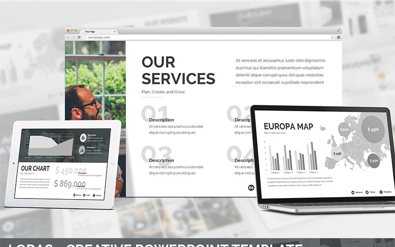 Loras - Creative PowerPoint template