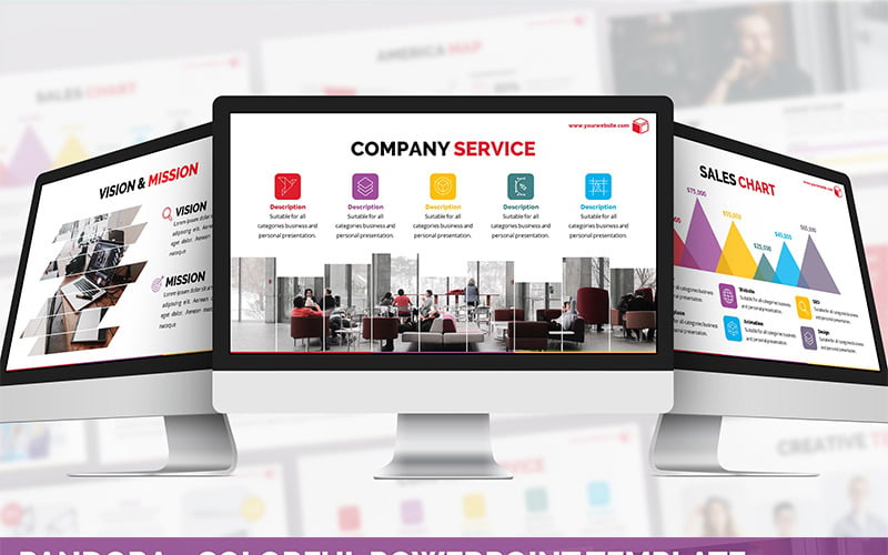 Pandora - Colorful PowerPoint template