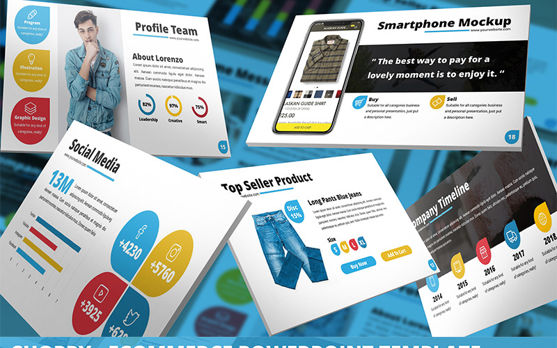 Shoppy - Plantilla de PowerPoint de comercio electrónico