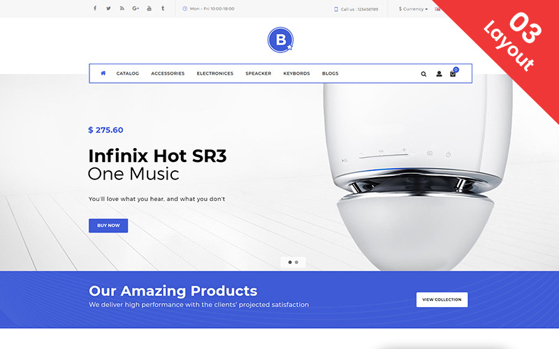 универсальный шаблон магазина opencart