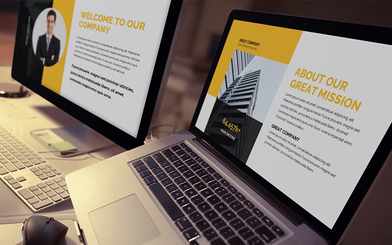 Fuzzy - Kreativ PowerPoint-mall