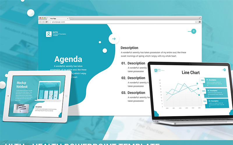 HLTH - PowerPoint-sjabloon voor gezondheid