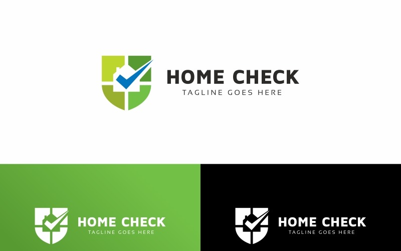 Download Шаблон логотипа "Home Check Logo Template" / Home Check Logo Template - Шаблон логотипа на тему графика architect builder building carpenter check construction examination flip home inspection house inspector listing okay plan planning protection reno renovation renovator