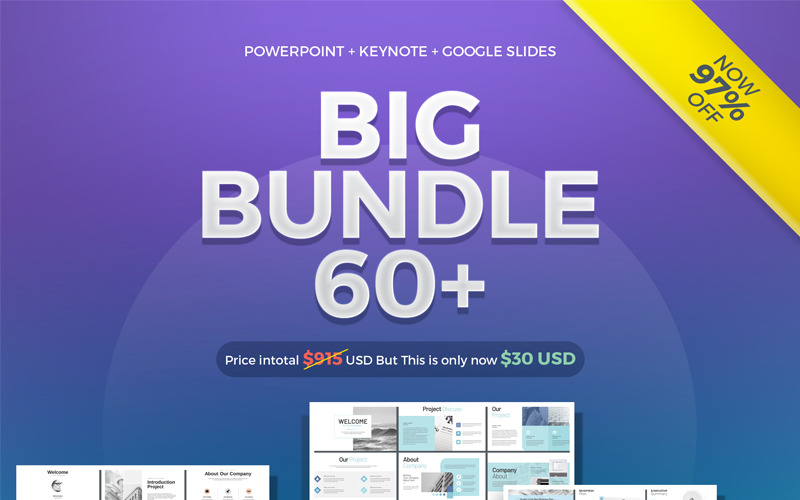 60+ 演示文稿、Powerpoint、Keynote、Google 幻灯片 PowerPoint 模板