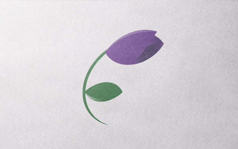 Download Шаблон логотипа "LOVE FLOWER Logo Template" / LOVE FLOWER Logo Template - Шаблон логотипа на тему графика flower logo love teri durmes teri_durmes logos logo minimal