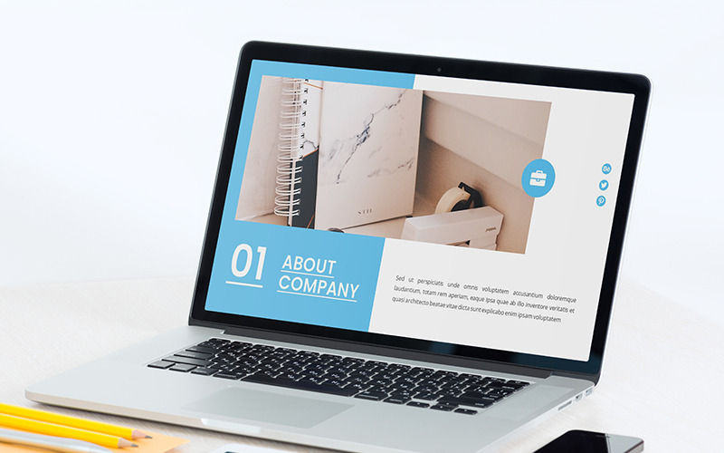 Modello PowerPoint urbano - agenzia creativa