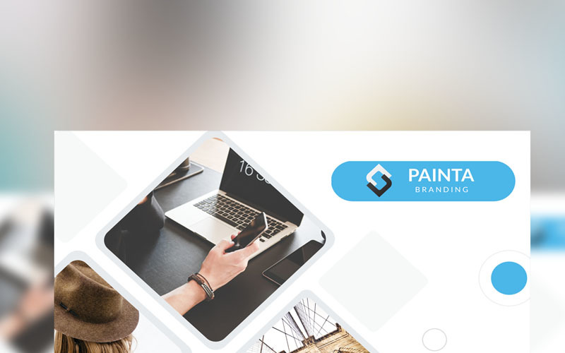 Download Фирменный стиль "Painta -  Corporate Flyer - Corporate Identity Template" / Painta -  Corporate Flyer - Corporate Identity Template - Фирменный стиль на тему графика flyer corporate corporate creative flyer travel business card card liflet computer internet stationery id kit blue hi-quality official symple green