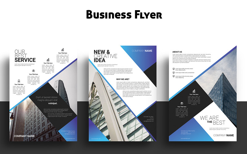 Download Фирменный стиль "Sistec Business Flyers - Corporate Identity Template" / Sistec Business Flyers - Corporate Identity Template - Фирменный стиль на тему графика corporate flyer business illustrator ai eps template printable clean minimal editable modern creative blue bundle