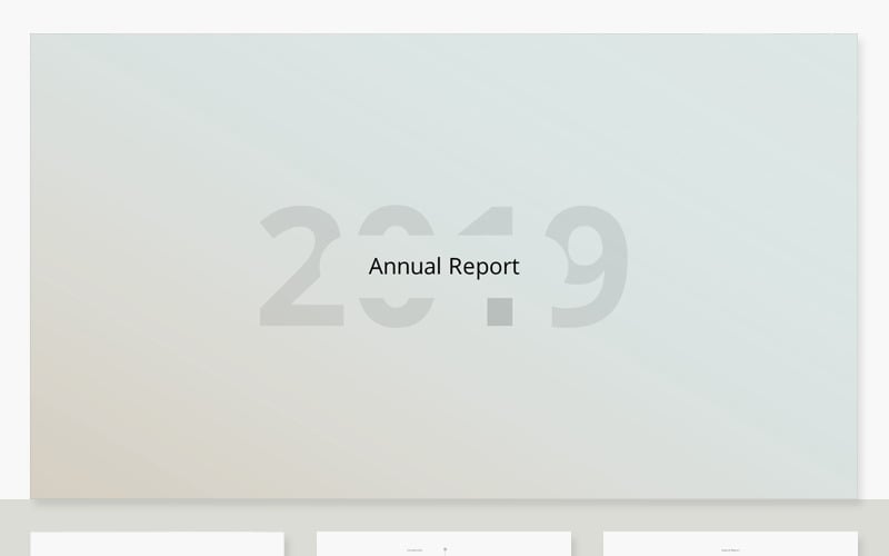 Årsredovisning PowerPoint-mall