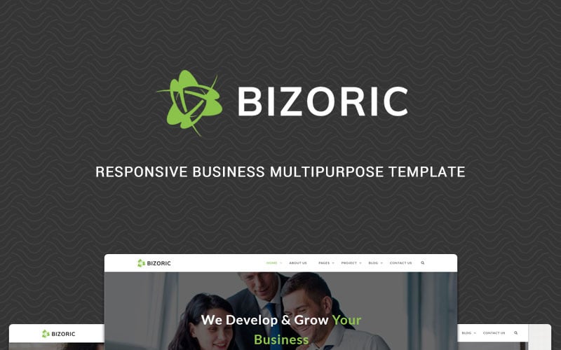 Bizoric - Адаптивний багатоцільовий шаблон веб-сайту HTML