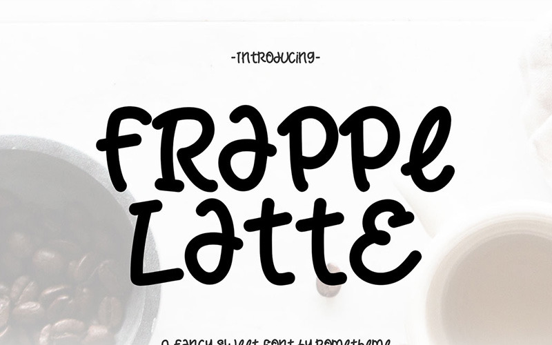 Frappe Latte betűtípus