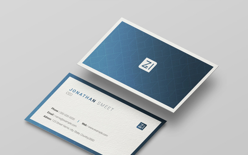 Download Фирменный стиль "Jonathan Smeet - Corporate Identity Template" / Jonathan Smeet - Corporate Identity Template - Фирменный стиль на тему графика business card template creative official company identity print printable clean minimal visiting photoshop professional