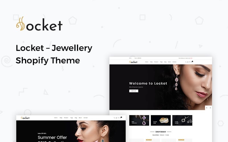 Locket - Smycken Shopify-tema