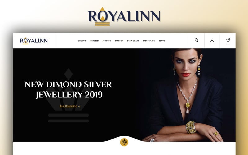 Royalinn Jewellery Store OpenCart Şablonu