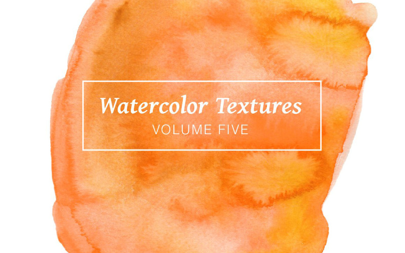 Download Иллюстрация "Yellow & Orange Watercolors - Illustration" / Yellow & Orange Watercolors - Illustration - Иллюстрация на тему графика watercolor watercolour paint abstract background texture textures textured yellow orange warm