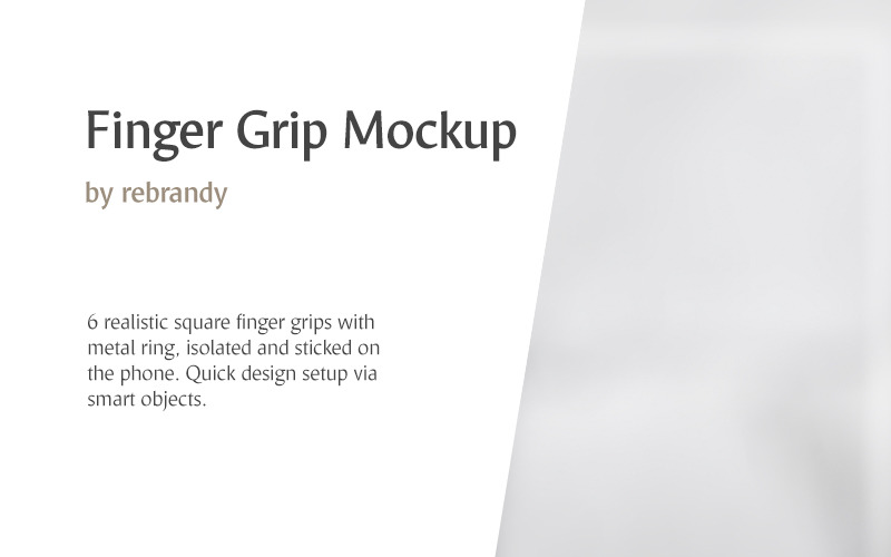 Download Мокап для продукта "Finger Grip product mockup" / Finger Grip product mockup - Мокап для продукта на тему графика grip fingergrip smart phone holder mock up popgrip mockup rim smartphone finger ring sticked mobile cellphone cell hands-free accessory mokcup