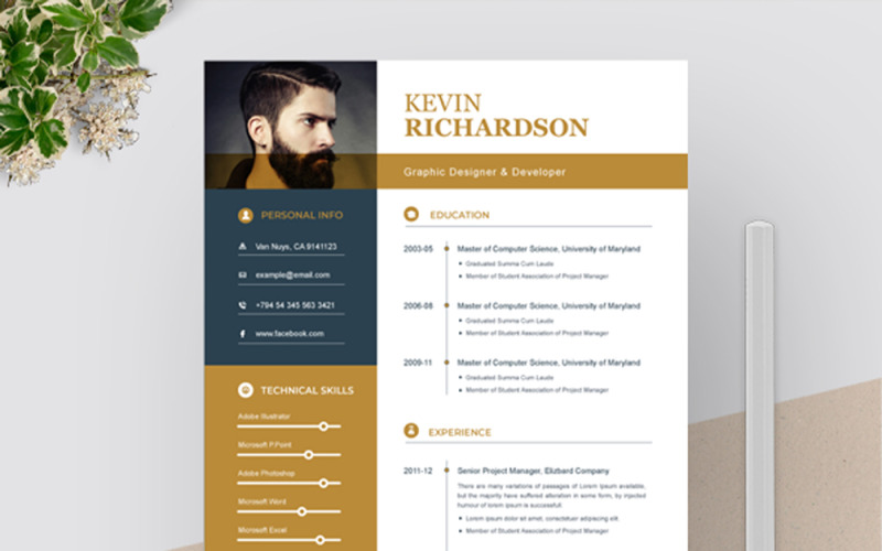 Kevin Richardson Resume Template