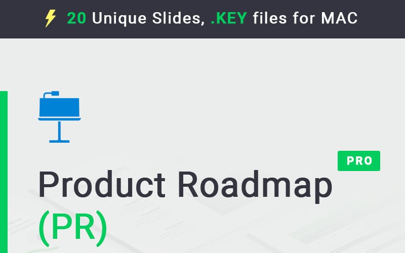 Product Roadmap - Keynote template