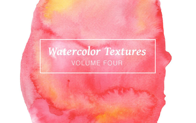 Download Иллюстрация "Red & Pink Watercolors - Illustration" / Red & Pink Watercolors - Illustration - Иллюстрация на тему графика watercolor watercolour abstract paint texture textures textured background pink red warm