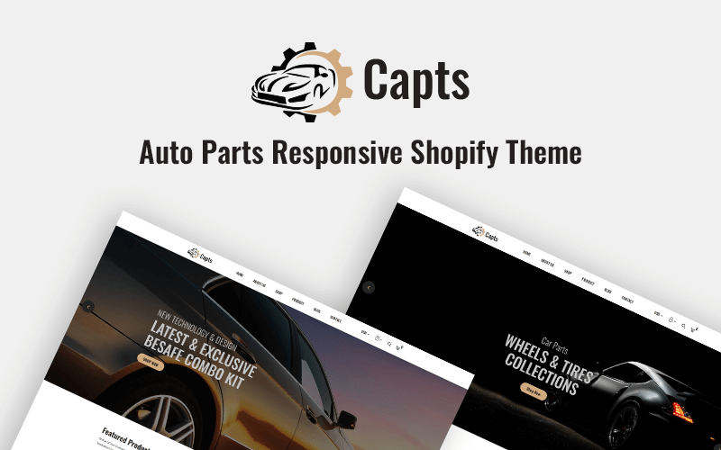 Capts - Tema Shopify sensible a las piezas de automóvil