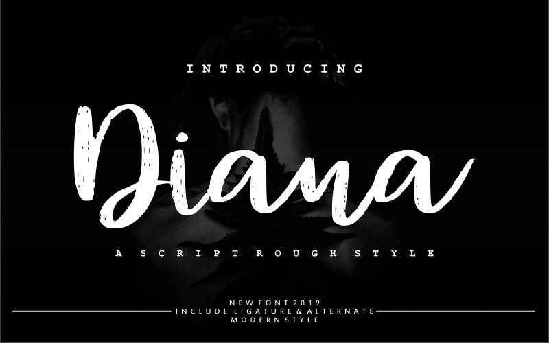 Diana Rough | Fuente Script Rough Style