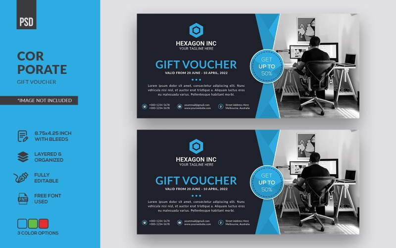 Gift Voucher - Corporate Identity Template