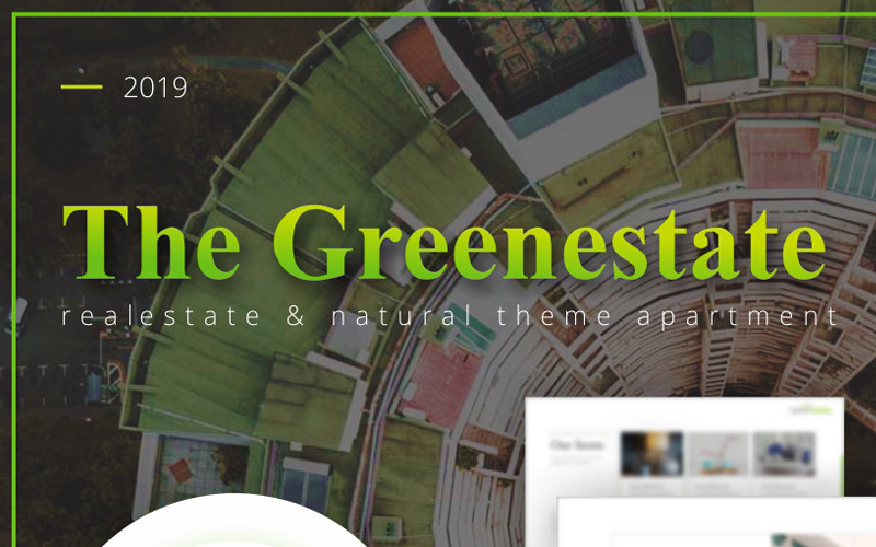 Greenestate - modelo de PowerPoint de imóveis