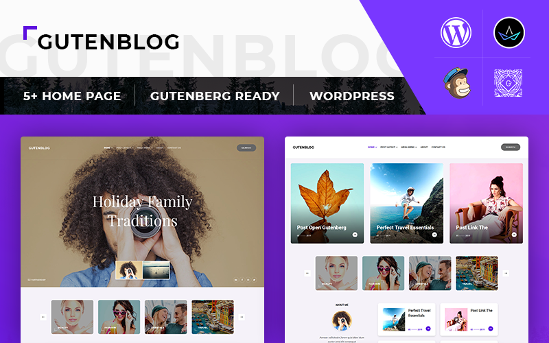GutenX: Tema WordPress do blog pessoal