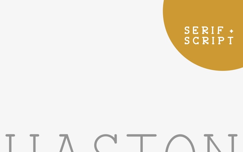 HASTON Schriftart